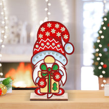 Load image into Gallery viewer, Wooden Special Shaped Cute Gnome 5D DIY Diamond Art Tabletop Decor Bedroom Decor

