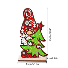 Load image into Gallery viewer, Wooden Special Shaped Cute Gnome 5D DIY Diamond Art Tabletop Decor Bedroom Decor
