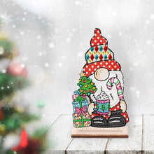 Load image into Gallery viewer, Wooden Special Shaped Cute Gnome 5D DIY Diamond Art Tabletop Decor Bedroom Decor
