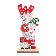 Load image into Gallery viewer, Wooden Special Shaped Cute Gnome 5D DIY Diamond Art Tabletop Decor Bedroom Decor
