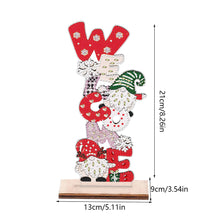Load image into Gallery viewer, Wooden Special Shaped Cute Gnome 5D DIY Diamond Art Tabletop Decor Bedroom Decor
