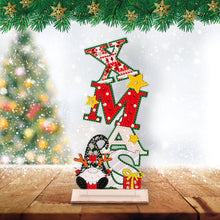 Load image into Gallery viewer, Wooden Special Shaped Cute Gnome 5D DIY Diamond Art Tabletop Decor Bedroom Decor
