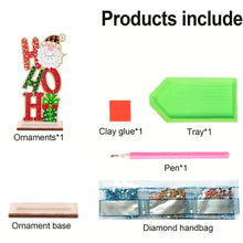 Load image into Gallery viewer, Wooden Special Shaped Cute Gnome 5D DIY Diamond Art Tabletop Decor Bedroom Decor
