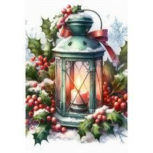 Load image into Gallery viewer, Diamond Painting - Full Round - Christmas Lanterns in Winter (40*60CM)
