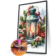 Load image into Gallery viewer, Diamond Painting - Full Round - Christmas Lanterns in Winter (40*60CM)
