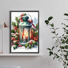Load image into Gallery viewer, Diamond Painting - Full Round - Christmas Lanterns in Winter (40*60CM)
