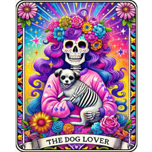 Load image into Gallery viewer, Diamond Painting - Full Round - Skull Girl and Dog Tarot Cards (40*50CM)
