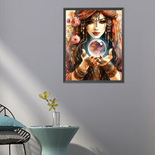 Load image into Gallery viewer, Diamond Painting - Full Round - Gypsy Card Girl (40*50CM)
