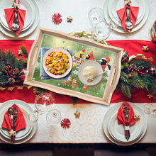 Load image into Gallery viewer, Christmas Diamond Painting Wooden Serving Tray Home Decoration (Five Birds)
