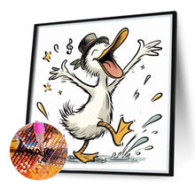 Load image into Gallery viewer, Diamond Painting - Full Round - Happy Duck (40*40CM)
