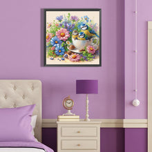 Load image into Gallery viewer, Diamond Painting - Partial Special Shaped - flowers and birds (40*40CM)
