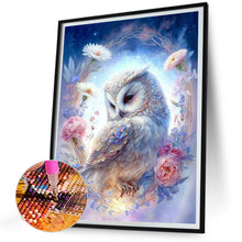 Load image into Gallery viewer, AB Diamond Painting - Full Square - Flower owl (30*40CM)
