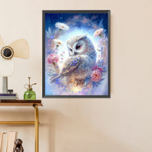 Load image into Gallery viewer, AB Diamond Painting - Full Square - Flower owl (30*40CM)
