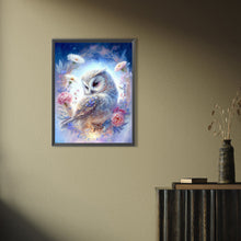 Load image into Gallery viewer, AB Diamond Painting - Full Square - Flower owl (30*40CM)
