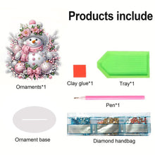 Load image into Gallery viewer, Christmas Snowman Diamond Painting Desktop Ornaments Kit Bedroom Table Decor
