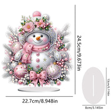 Load image into Gallery viewer, Christmas Snowman Diamond Painting Desktop Ornaments Kit Bedroom Table Decor
