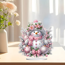 Load image into Gallery viewer, Christmas Snowman Diamond Painting Desktop Ornaments Kit Bedroom Table Decor
