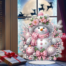 Load image into Gallery viewer, Christmas Snowman Diamond Painting Desktop Ornaments Kit Bedroom Table Decor
