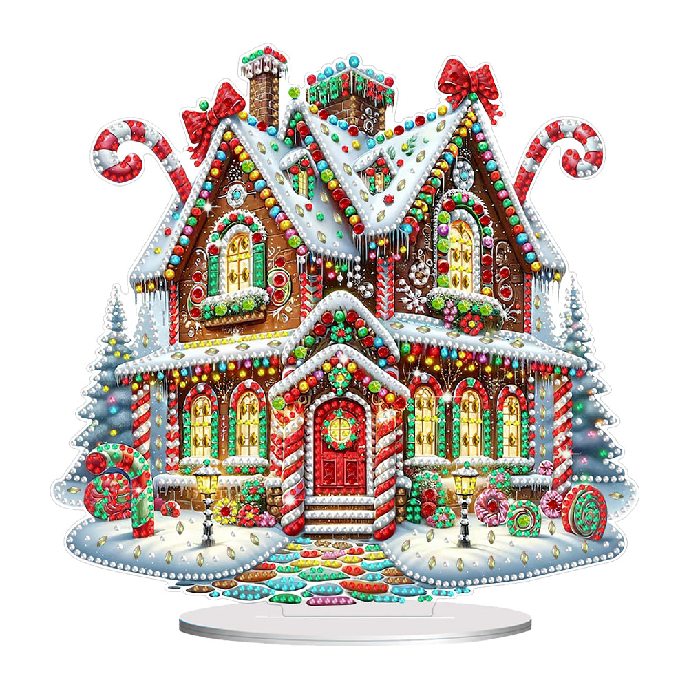 Christmas Snowman Diamond Painting Desktop Ornaments Kit Bedroom Table Decor