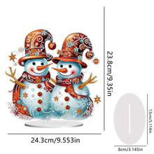 Load image into Gallery viewer, Christmas Snowman Diamond Painting Desktop Ornaments Kit Bedroom Table Decor
