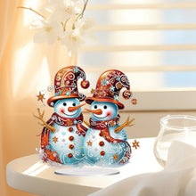 Load image into Gallery viewer, Christmas Snowman Diamond Painting Desktop Ornaments Kit Bedroom Table Decor
