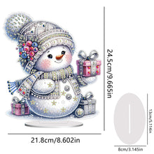 Load image into Gallery viewer, Christmas Snowman Diamond Painting Desktop Ornaments Kit Bedroom Table Decor
