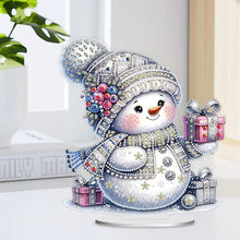 Load image into Gallery viewer, Christmas Snowman Diamond Painting Desktop Ornaments Kit Bedroom Table Decor
