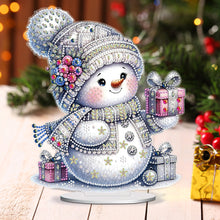Load image into Gallery viewer, Christmas Snowman Diamond Painting Desktop Ornaments Kit Bedroom Table Decor
