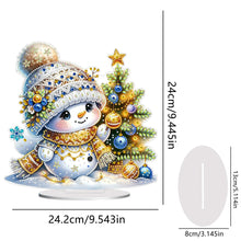 Load image into Gallery viewer, Christmas Snowman Diamond Painting Desktop Ornaments Kit Bedroom Table Decor
