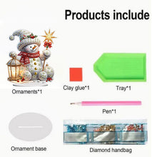 Load image into Gallery viewer, Christmas Snowman Diamond Painting Desktop Ornaments Kit Bedroom Table Decor
