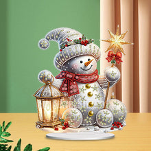 Load image into Gallery viewer, Christmas Snowman Diamond Painting Desktop Ornaments Kit Bedroom Table Decor
