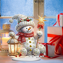 Load image into Gallery viewer, Christmas Snowman Diamond Painting Desktop Ornaments Kit Bedroom Table Decor

