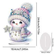 Load image into Gallery viewer, Christmas Snowman Diamond Painting Desktop Ornaments Kit Bedroom Table Decor
