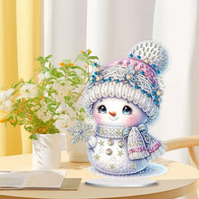 Load image into Gallery viewer, Christmas Snowman Diamond Painting Desktop Ornaments Kit Bedroom Table Decor
