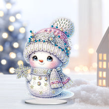 Load image into Gallery viewer, Christmas Snowman Diamond Painting Desktop Ornaments Kit Bedroom Table Decor
