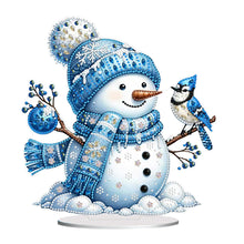 Load image into Gallery viewer, Christmas Snowman Diamond Painting Desktop Ornaments Kit Bedroom Table Decor
