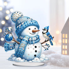 Load image into Gallery viewer, Christmas Snowman Diamond Painting Desktop Ornaments Kit Bedroom Table Decor
