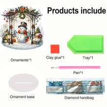 Load image into Gallery viewer, Christmas Snowman Diamond Painting Desktop Ornaments Kit Bedroom Table Decor
