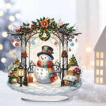 Load image into Gallery viewer, Christmas Snowman Diamond Painting Desktop Ornaments Kit Bedroom Table Decor
