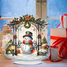 Load image into Gallery viewer, Christmas Snowman Diamond Painting Desktop Ornaments Kit Bedroom Table Decor
