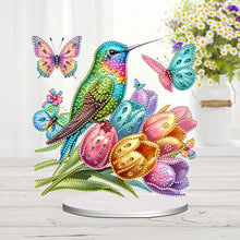 Load image into Gallery viewer, Acrylic Flowers Bird 5D DIY Diamond Art Tabletop Decorations Bedroom Table Decor
