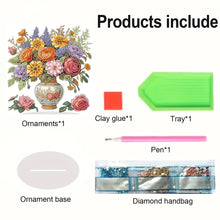 Load image into Gallery viewer, Acrylic Flowers Bird 5D DIY Diamond Art Tabletop Decorations Bedroom Table Decor
