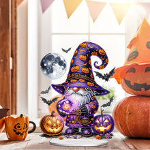 Load image into Gallery viewer, Acrylic Halloween Gnome Desktop Diamond Art Kits Diamond Painting Desktop Decors
