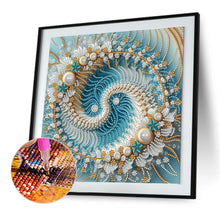 Load image into Gallery viewer, Diamond Painting - Partial Special Shaped - water pattern mandala (30*30CM)
