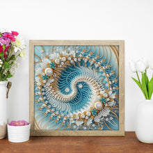 Load image into Gallery viewer, Diamond Painting - Partial Special Shaped - water pattern mandala (30*30CM)
