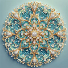 Load image into Gallery viewer, Diamond Painting - Partial Special Shaped - round mandala (30*30CM)
