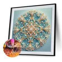 Load image into Gallery viewer, Diamond Painting - Partial Special Shaped - round mandala (30*30CM)
