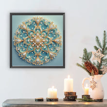 Load image into Gallery viewer, Diamond Painting - Partial Special Shaped - round mandala (30*30CM)
