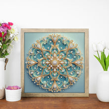 Load image into Gallery viewer, Diamond Painting - Partial Special Shaped - round mandala (30*30CM)
