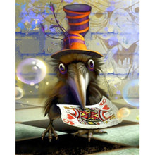Load image into Gallery viewer, AB Diamond Painting - Full Round - Bird with Playing Cards (40*50CM)
